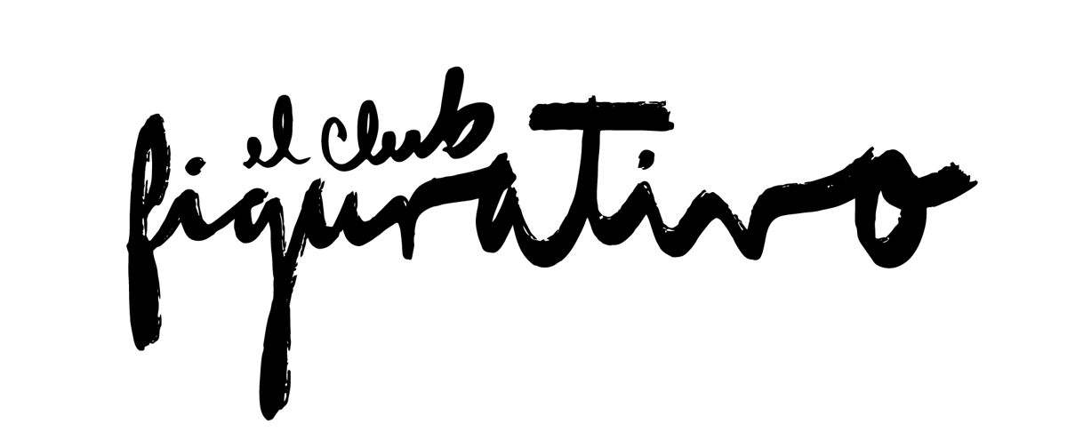 El club figurativo Logo Negro